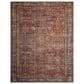 Loloi II Layla LAY-01 5" x 7"6" Brick and Blue Area Rug, , large