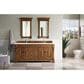 James Martin Vanities Brookfield 72" Double Bathroom Vanity in Country Oak with 3 cm Eternal Marfil Quartz Top and Rectangle Sink, , large