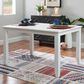 Linon Home Decor Mayfair Rectangular Dining Table in White - Table Only, , large