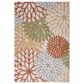 Nourison Aloha ALH05 3"6" x 5"6" Ivory and Multicolor Indoor/Outdoor Area Rug, , large