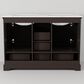 Lexora Home Dukes 48" Double Bathroom Vanity in Espresso with 2 cm White Quartz Top and Rectangular Sinks, , large