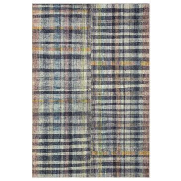 Chris Loves Julia x Loloi Humphrey 5" x 7"0" Plum and Multicolor Area Rug, , large