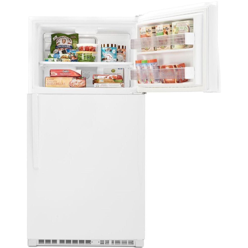 Whirlpool 21 Cu. Ft. 33" Wide Top Freezer Refrigerator in White, , large