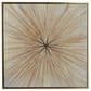 Maple and Jade 39" x 39" Framed Wall Art in Brown, Gold and White, , large
