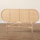 Baxton Studio Reegan Queen Panel Headboard in Natural Brown, , large