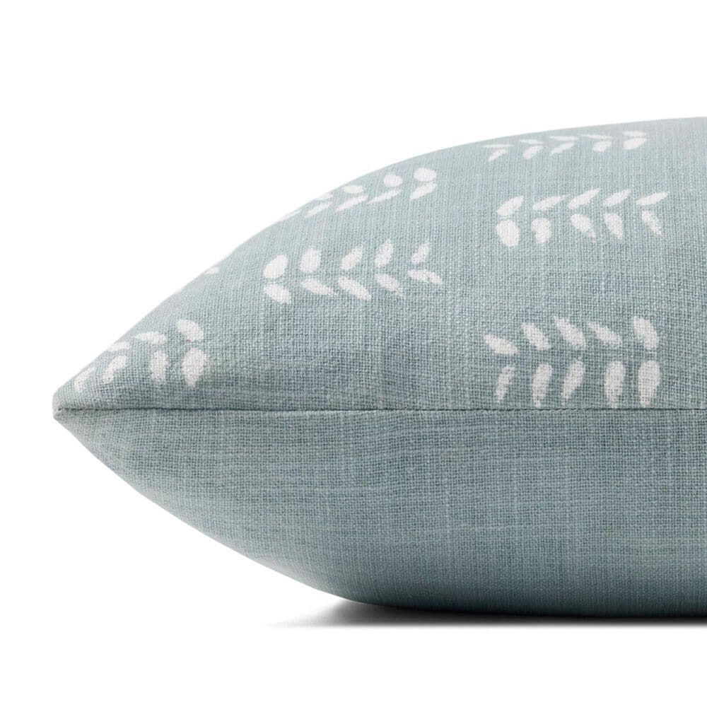 Loloi Tully 18&quot; Square Throw Pillow in Light Blue, , large