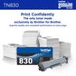 Brother Standard Yield Toner with Yields Approx 1200 Pages in Black, , large