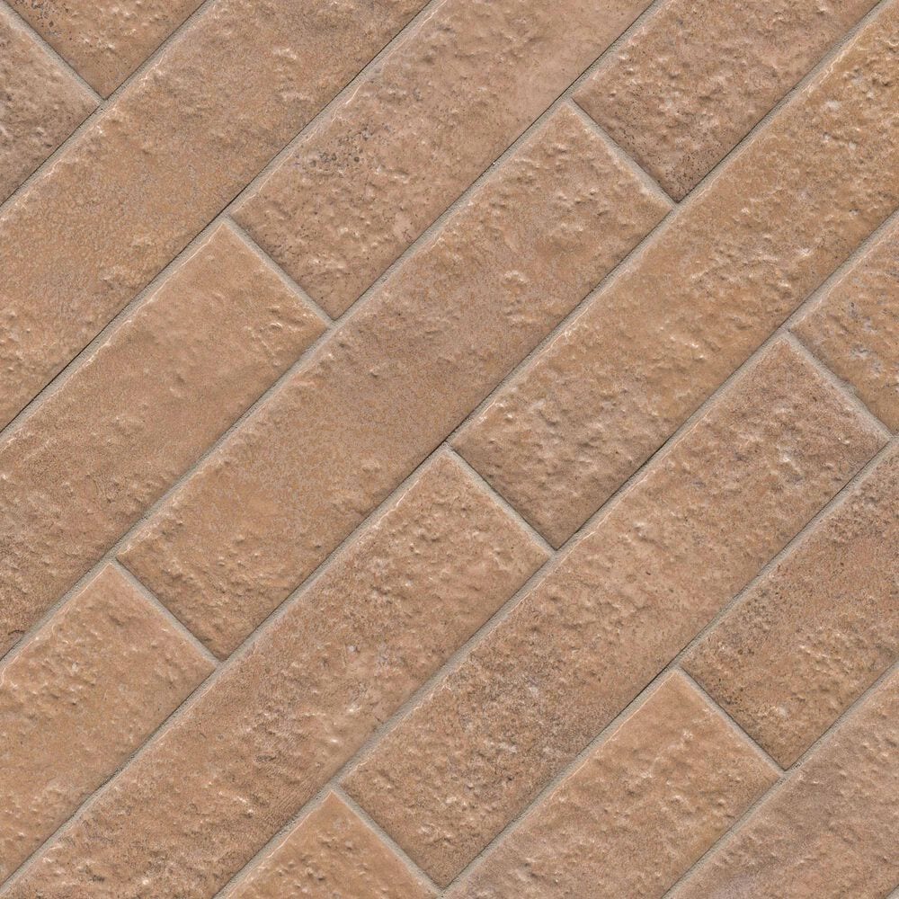 MS International Mattonella Cotto 2.5" x 10" Porcelain Tile, , large
