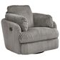 Ashley Tie-Breaker Manual Swivel Glider Recliner in Fog, , large