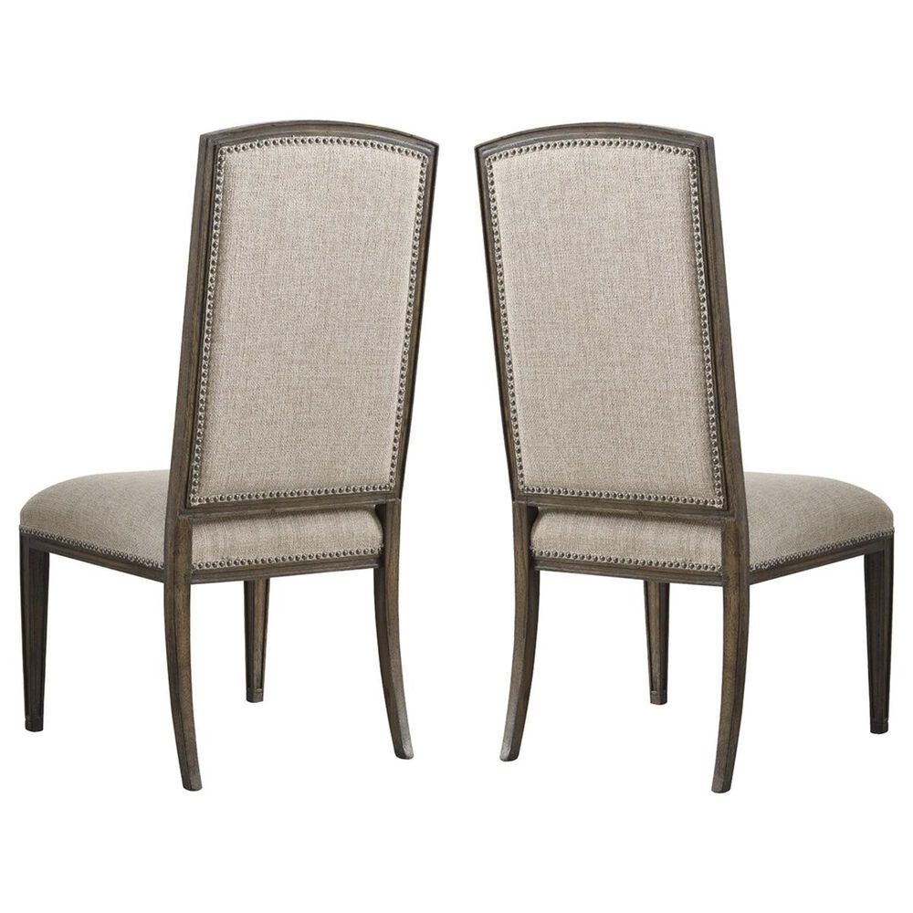 Hooker Furniture Rhapsody Side Chair with Reclaimed Natural Legs in Beige (Set of 2), , large