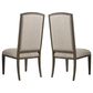 Hooker Furniture Rhapsody Side Chair with Reclaimed Natural Legs in Beige (Set of 2), , large