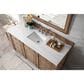 James Martin Vanities Bristol 36" Single Bathroom Vanity in Whitewashed Walnut with 3 cm Arctic Fall Solid Surface Top and Rectangle Sink, , large