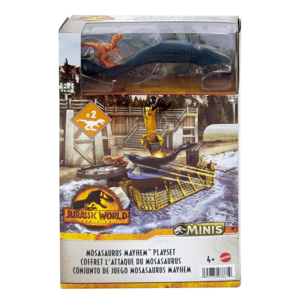 Jurassic World Minis Playset Rampage, , large