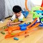 Hot Wheels Stunt Tracks Mid-Air Crash Playset with 1:64 Scale Vehicles in Multicolor, , large