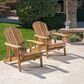 Noble House Hayle Patio Adirondack Chair in Natural Stained (Set of 2), , large