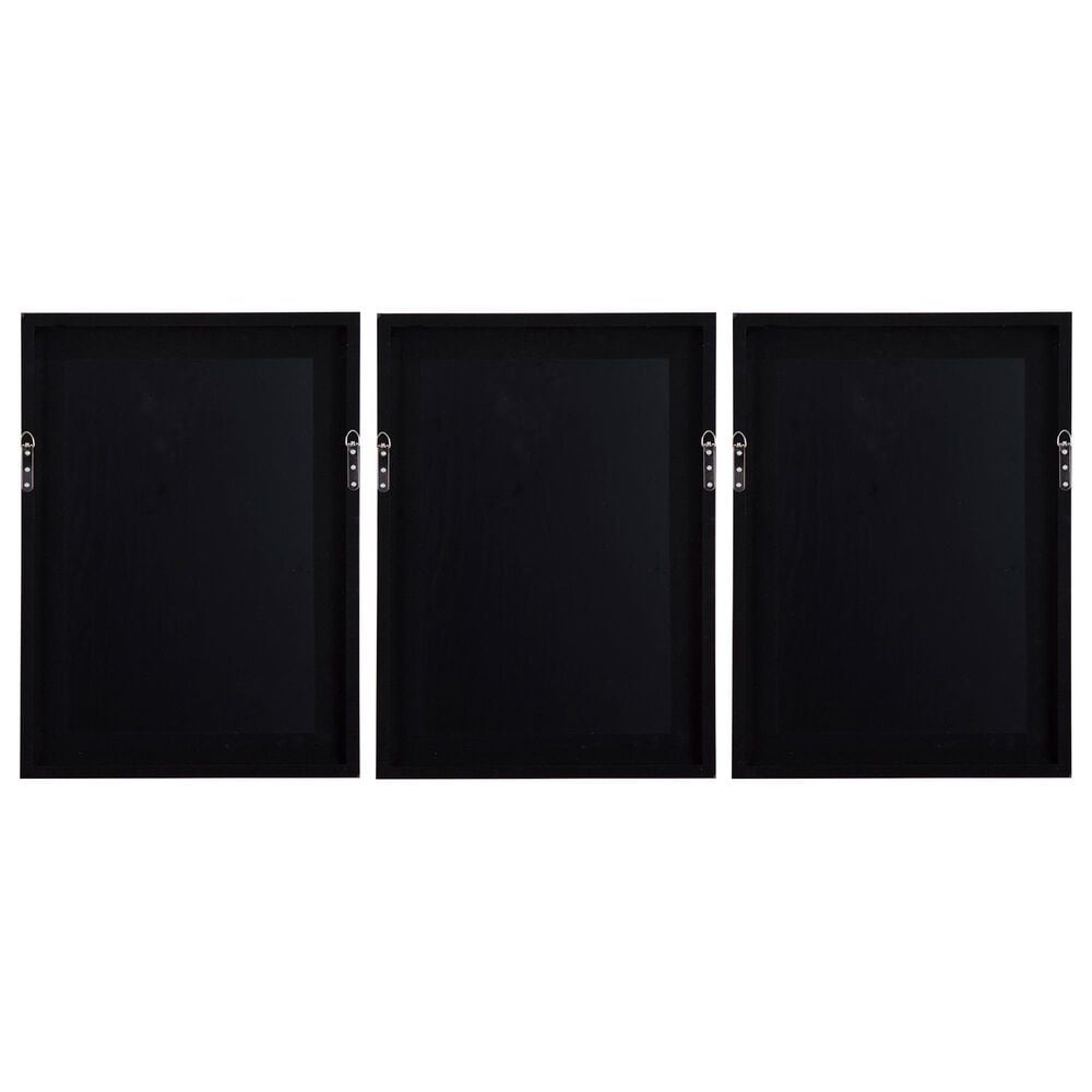 Ashley Jossletts 20" x 28" Wall Art in Orange, Black and Ivory (Set of 3), , large