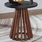 Ashley Kallari End Table in Warm Brown and Matte Black, , large