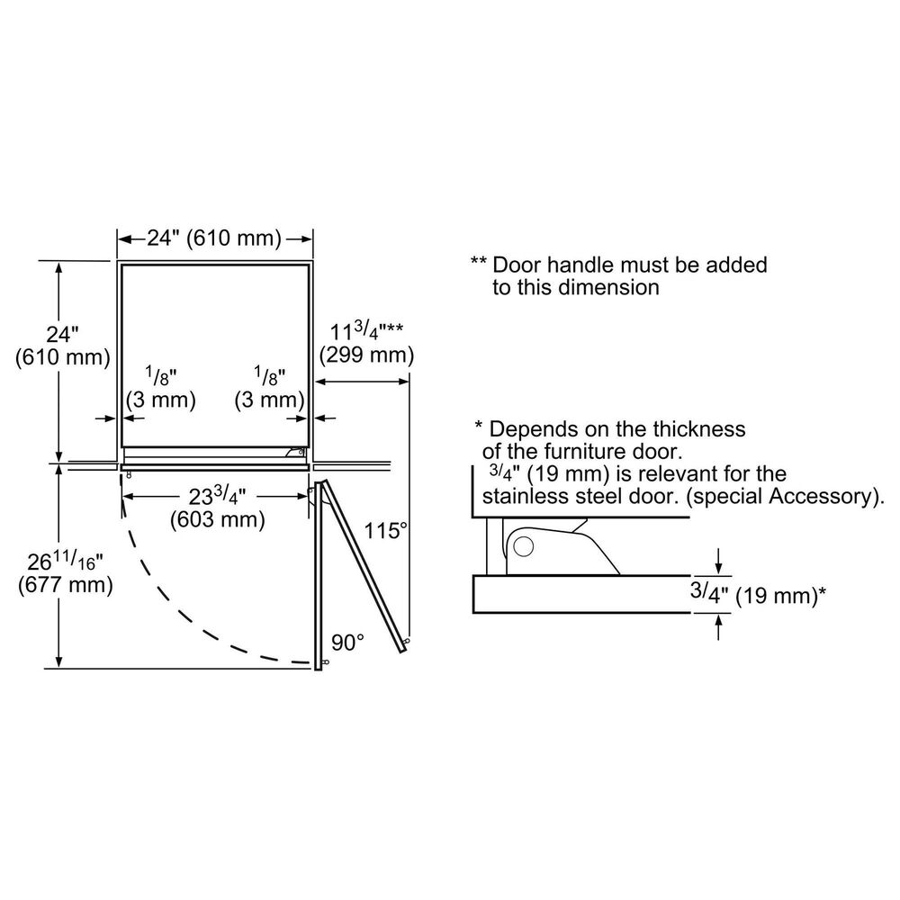 Thermador 24" Custom Wine Preservation Column Refrigerator, , large