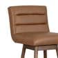 Armen Living Elias 30" Swivel Bar Stool in Chestnut, , large