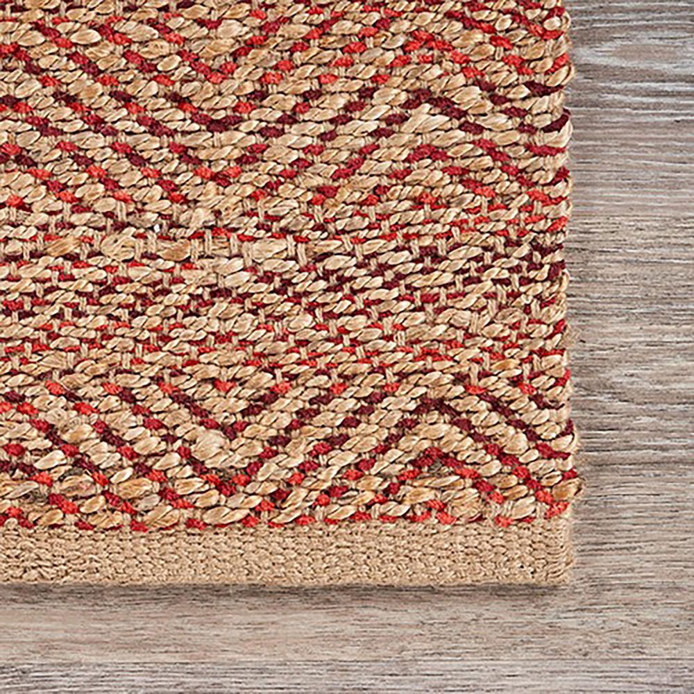 L&amp;R Resources Natural Fiber 7&#39;9&quot; x 9&#39;9&quot; Burgundy Area Rug, , large