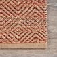 L&R Resources Natural Fiber 7"9" x 9"9" Burgundy Area Rug, , large