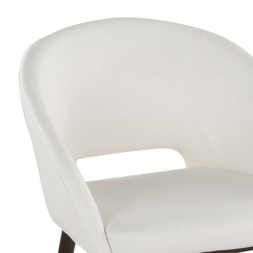 Lumisource Renee Arm Chair with White Cushion in Copper, , large