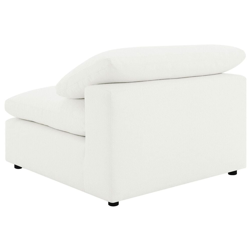 Coaster Raleigh Armless Chair in Ivory, , large