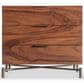 Bernhardt Brasea King Upholstered Panel Bed with Dresser and Nightstand in Lume, , large