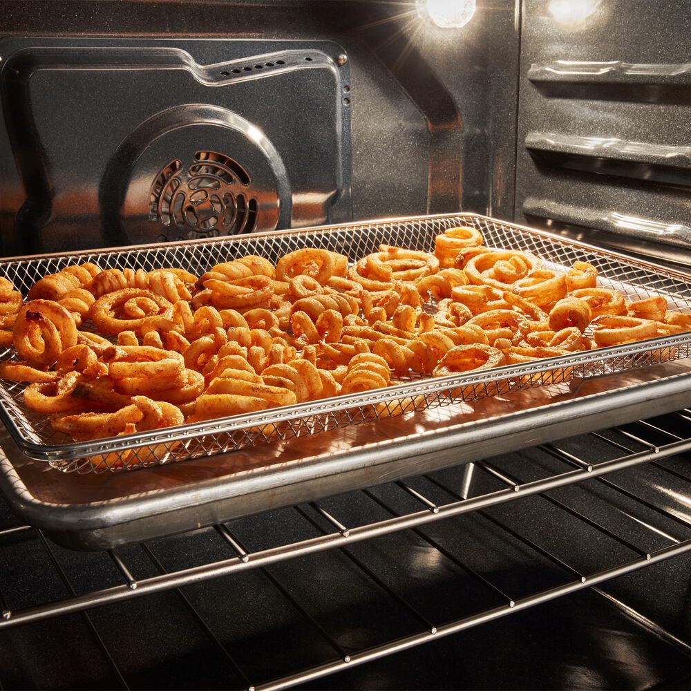 Whirlpool 30" Electric Smart Range in Stainless Steel, , large