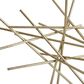 Flair Industries 20" x 20" Triton Metal Wall Sculpture in Gold, , large