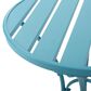 Hearth and Haven Colmar 3-Piece Outdoor Bistro Set in Blue, , large