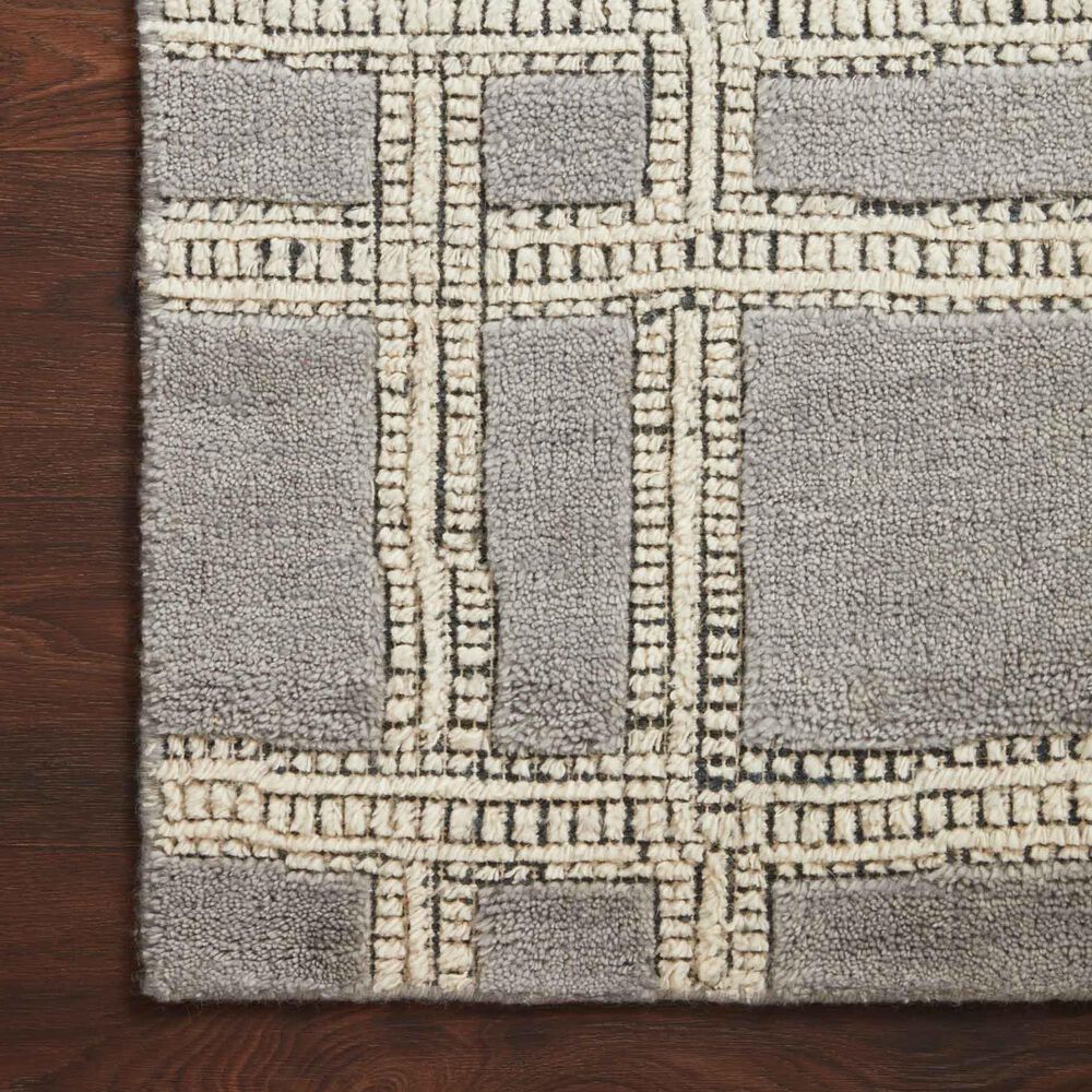 Loloi Milton 2&#39; x 3&#39; Grey and Ivory Area Rug, , large