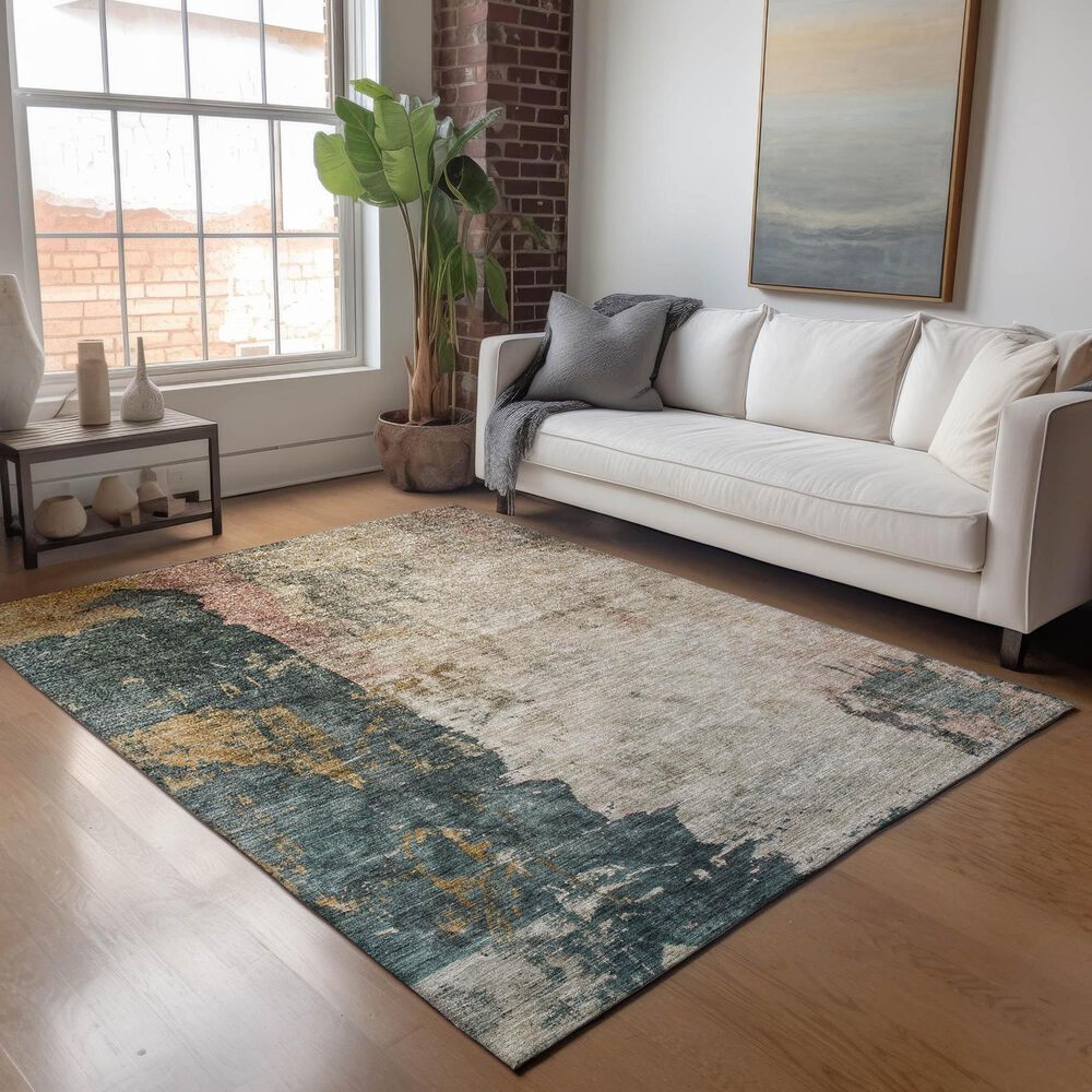 Dalyn Rug Company Nouveau NV15 8&#39; x 10&#39; Taupe Indoor/Outdoor Area Rug, , large