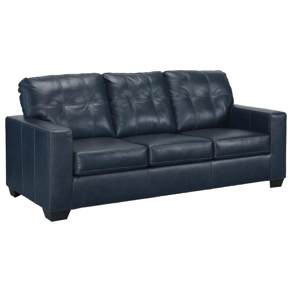 Ashley Santorine Stationary Queen Sofa Sleeper in Ocean, , large