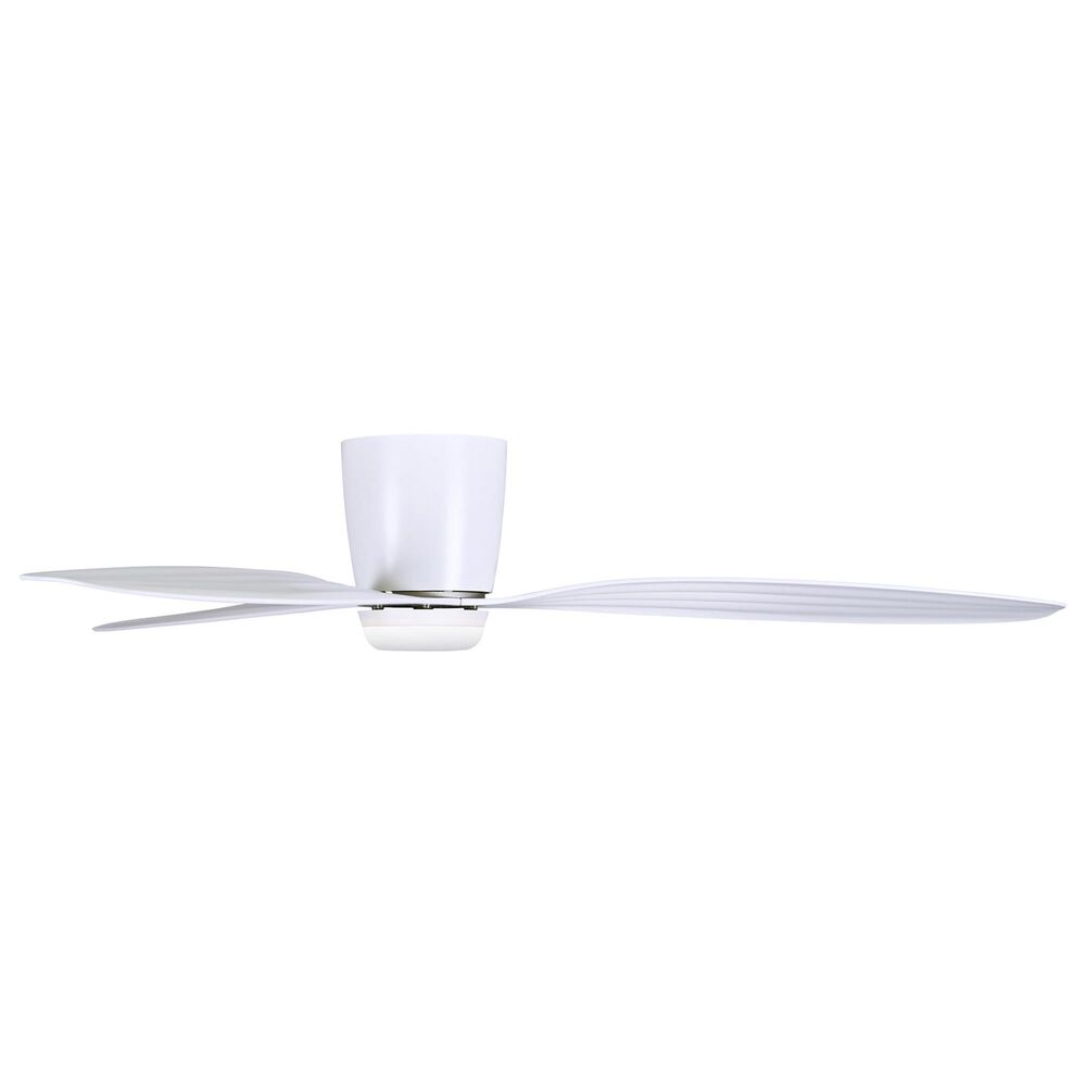 Minka-Aire Ventiara 52" LED Flush Mount Indoor/Outdoor Ceiling Fan in Flat White, , large