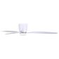 Minka-Aire Ventiara 52" LED Flush Mount Indoor/Outdoor Ceiling Fan in Flat White, , large