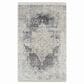 Surya Solar 2" x 3" Black, Charcoal, Saffron, White and Light Gray Area Rug, , large