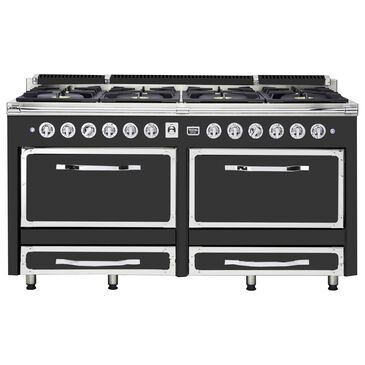Viking Range 7.6 Cu. Ft. Freestanding Dual Fuel Range with Convection in Cast Black, , large