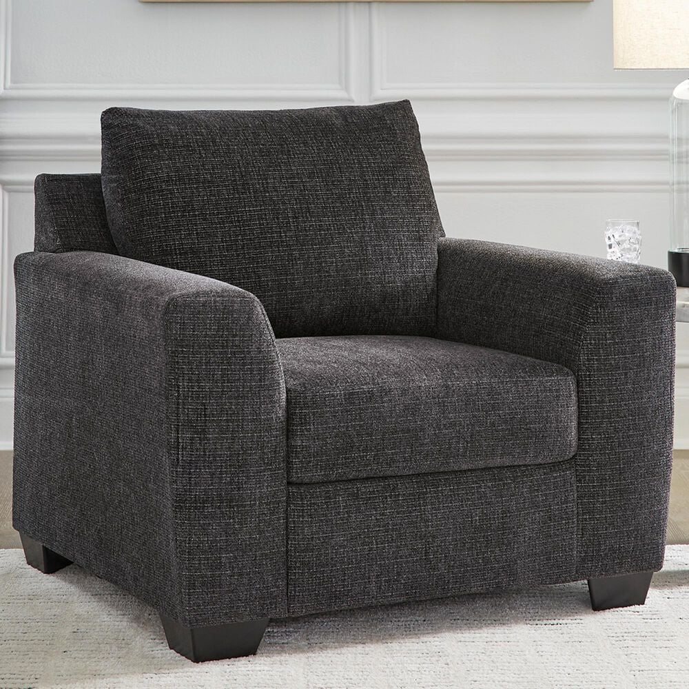 Ashley Loreo Arm Chair in Ebony, , large