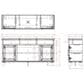 Legends Home Sonoma 64" TV Console in Jasmine White Wash and Barnwood, , large