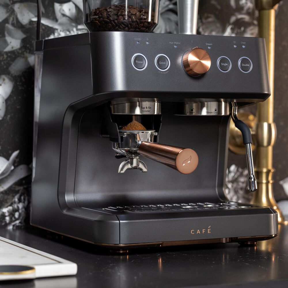 Cafe 2.8 L Bellissimo Espresso Machine in Matte Black, , large