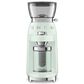 SMEG Conical Burr Coffee Grinder in Pastel Green, , large