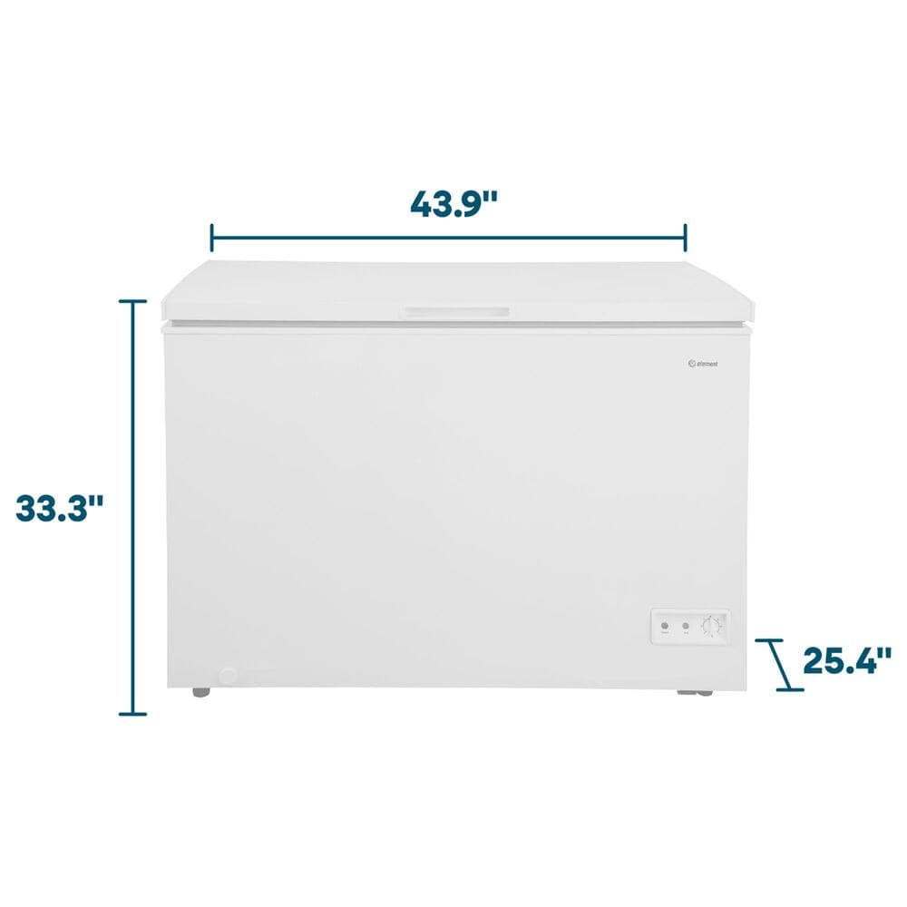 Element 10 Cu. Ft. Chest Freezer in White, , large