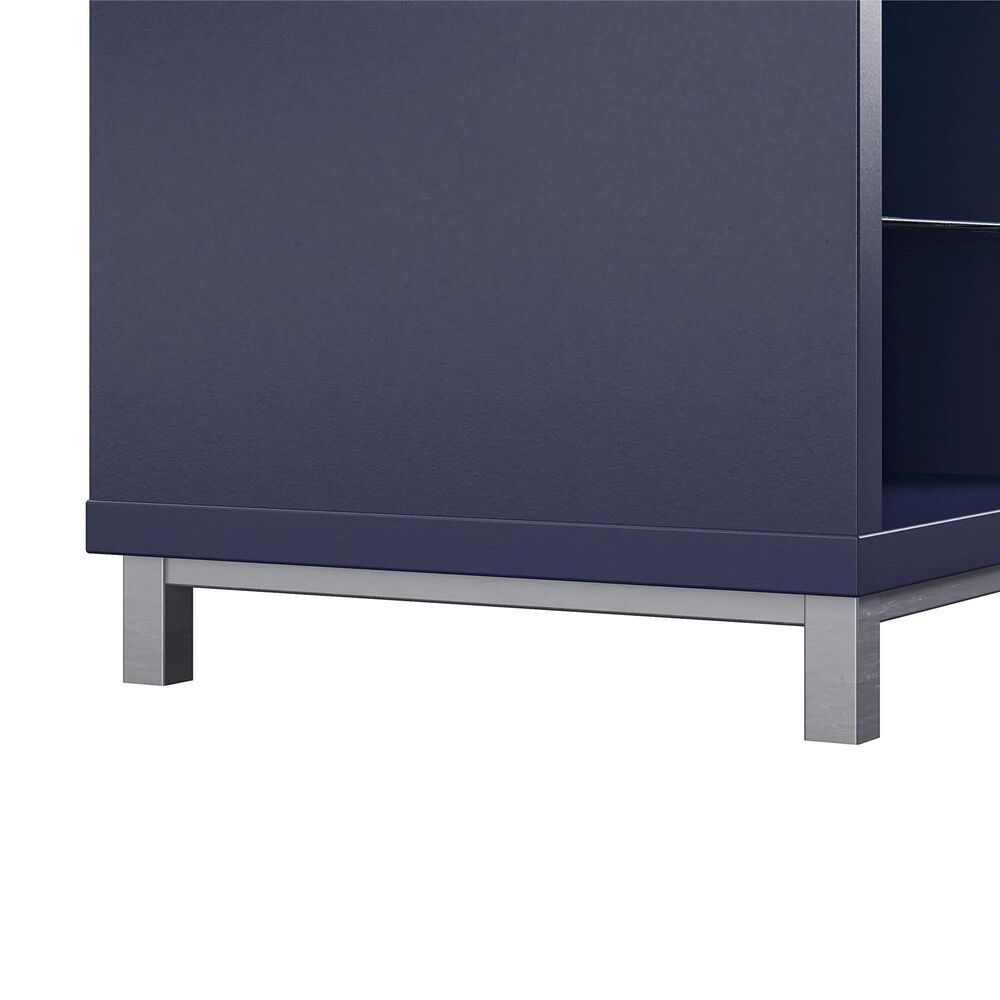Ameriwood Home Lumina Deluxe Fireplace TV Stand in Navy, , large