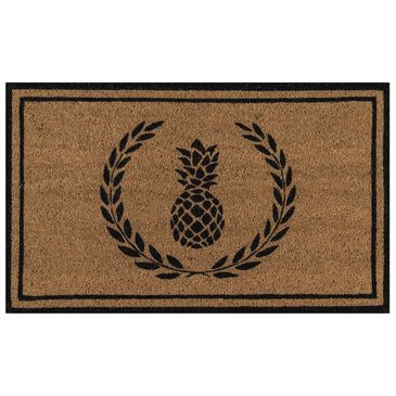 Momeni Erin Gates Park PAR-1 1"6" x 2"6" Black Door Mat, , large