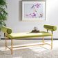 Safavieh Jupitor Bench in Key Lime/Gold, , large