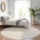 Dalyn Rug Company Laidley 10" Round Linen Indoor/Outdoor Area Rug, , large