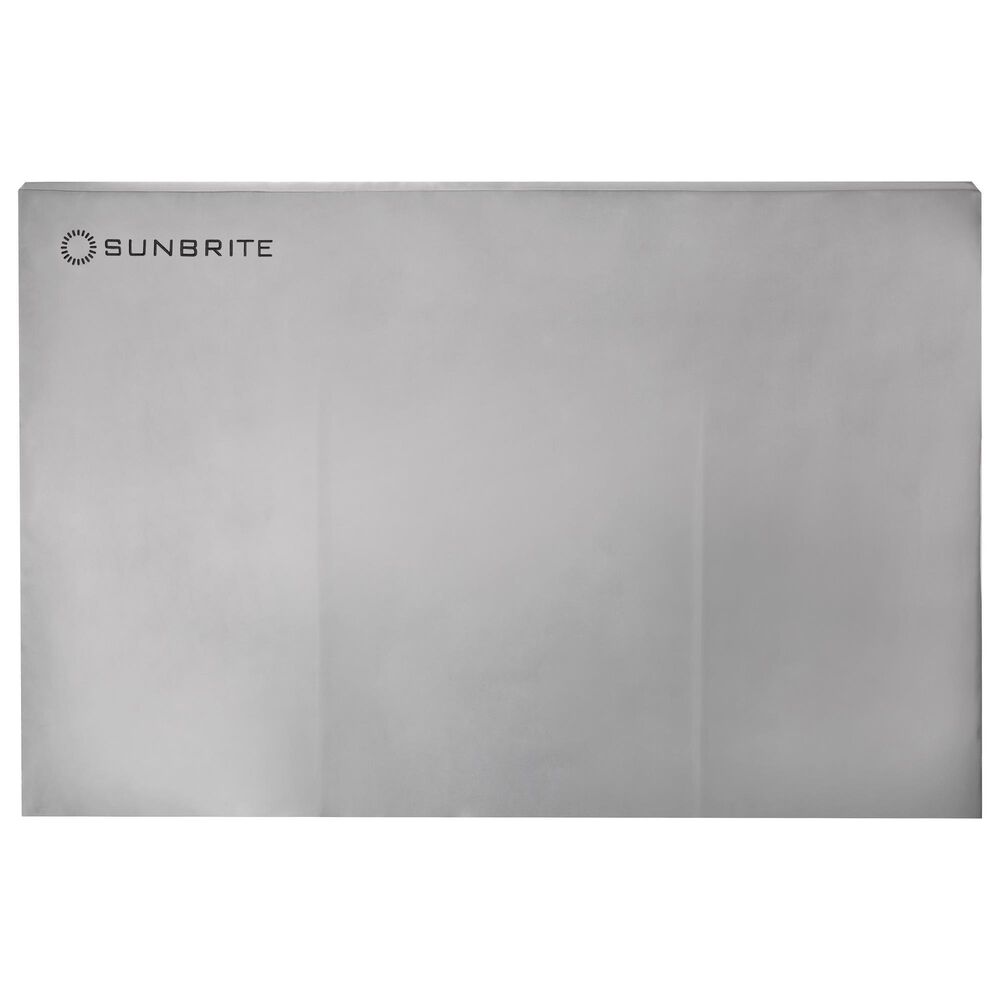 Sunbrite 55" Solis Series Outdoor Full Sun 4K UHD HDR - Smart TV in Black with Gray 55" Universal TV Dust Cover, , large