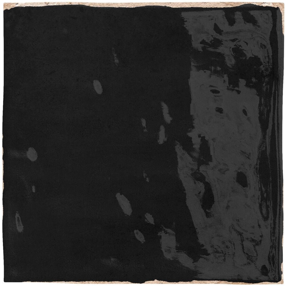 Emser Antigo Jet 5" x 5" Glossy Ceramic Wall Tile, , large