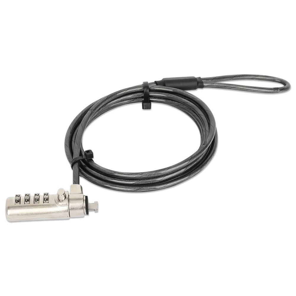 Manhattan Laptop Combination Lock for Nano Security Slot in Translucent Black and Silver, , large